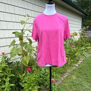 Boden Bright Pink Short Sleeve Tee